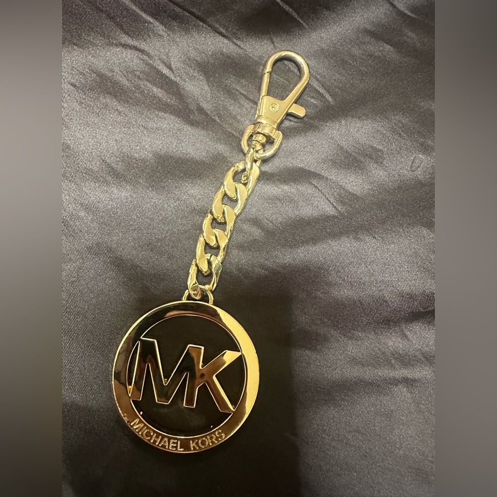 Michael Kors Gold Logo Keychain